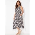 thumbnail image 3 of Catherines Women's Plus Size Petite Anywear Reversible Crisscross V-Neck Maxi Dress, 3 of 6