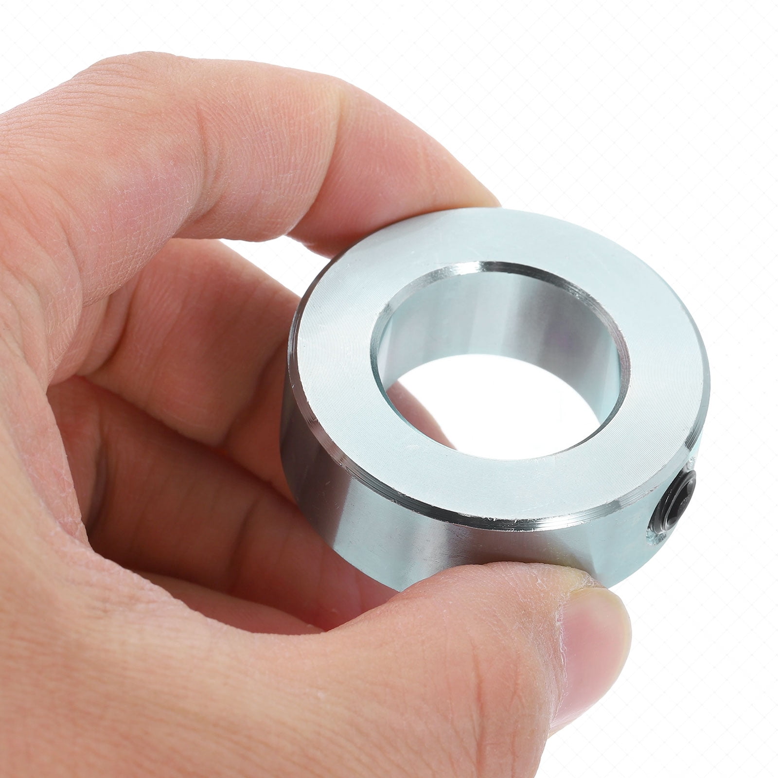8pcs Set Screw Collars 15/16" Bore Carbon Steel Shaft Collars, 1-5/8" OD, 9/16" Width Lock Axle Collar Clamp