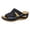 Black_040, variant on Domuza Orthopedic Casual Sandals for Women Arch Support Flat Wedge Sandals Wide Non Slip Slip on Beach Slippers Beach Vacation 2026 New Orthopedic Shoes Mint Green 5.5(EU-36)