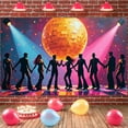thumbnail image 5 of Mirror Ball Design Disco Party Banner Colorful Lights Party Banner Shiny Disco Retro Dance Party Banner for Disco Party Dance Event Retro Celebration, 5 of 9