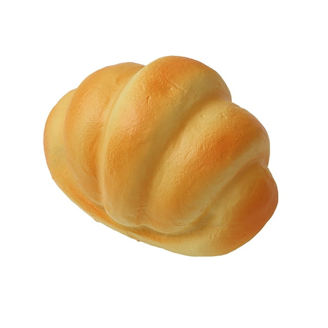 Stress Relief Scented Simulation Bread Toy Home Decoration Dinner Plate Ornament