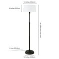 thumbnail image 3 of Evelyn&Zoe Industrial Metal Floor Lamp, 3 of 9