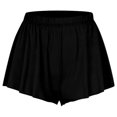 thumbnail image 4 of Prolriy Workout Gym Shorts Women, Women's Casual Everyday Sexy Waist Loose Shorts Womens Shorts Athletic Running Shorts for Women Black L, 4 of 5