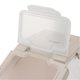 thumbnail image 3 of Thick Polypropylene Rice Container, Airtight and Leakproof, with Measuring Lid, for Kitchen, Beige, 25 kg / 55.1 lb, 3 of 4