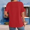 thumbnail image 5 of American Flag Patriotic T-Shirt Women 4th of July Shirt USA Flag Stars Stripes Graphic Shirt Summer Casual Tops, 5 of 5
