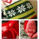 thumbnail image 5 of CHAO Paquete de 4 medias navideñas de 20 pulgadas, muñeco de nieve, alce, impresas, bolsa de regalo de dulces, chimenea de punto, árbol de Navidad, Año Nuevo, decoraciones navideñas para el hogar, 5 of 5