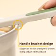 thumbnail image 4 of Slotted Spoon Skimmer Large Leaky Soup Strainer 36.5x15.6cm Plastic Multi Purpose Noodle Dumpling Blanching Kitchen Tool Easy Clean Reusable for Cooking Serving Food Bar, 4 of 5