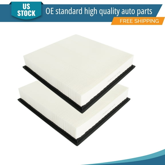 YXPCARS 2PCS Front Engine Air Filter for Ford F-250 Super Duty F-350 Super Duty F-450 Super Duty, New Air Filter Replacement (CA12665)