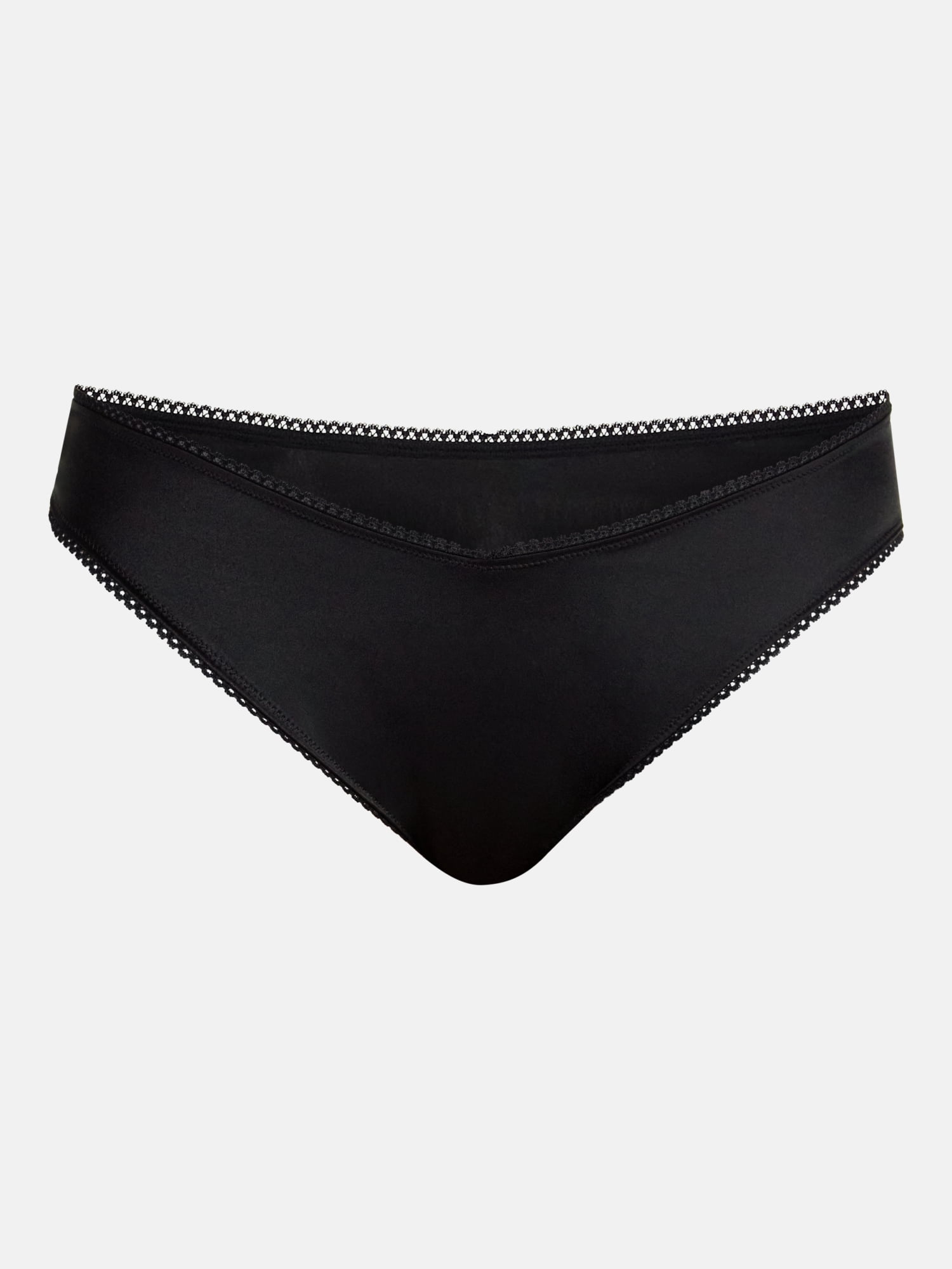 Joyspun Women's Shine & Lace Thong, 3-Pack, XS - XXXL