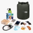thumbnail image 4 of Sac de Transport Pliable Imperméable en PVC pour Extérieur, Camping, Randonnée, Plage, Vert Militaire, 4 of 6