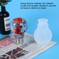 thumbnail image 2 of Molde de bombillas de luz LED, Base de chip de silicona, molde DIY, moldes de lámpara de resina, decoración del hogar, suministros para manualidades, fabricante de modelado, molde de bombilla Inevent HA010105-02, 2 of 7
