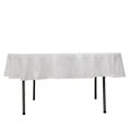 thumbnail image 4 of BalsaCircle 90" Round Cotton Tablecloths Wedding Linens White, 4 of 8