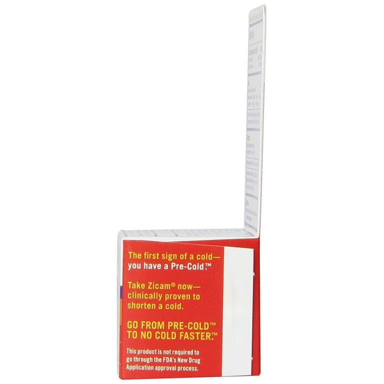Zicam Pre- Cold Ultra Rapidmelts, 18 tablets - Walmart.com