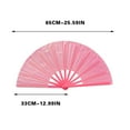 thumbnail image 3 of Fans for Line Dancing Boots on The Ground Hand Fans Large Clacking Fans for Line Dancing Glitter Solid Color Fan Martial Arts and Dance Props Festival Hand Fans for Concert Party Festival Home Decor, 3 of 4