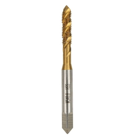 

M5 Tap Tool The Processing Of Blind Holes HSS High Hardness Hand Plug Tap Tool Ti For Fast Cutting