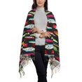 thumbnail image 2 of Gaeub Colorful Fishing Lures Print Tassel Scarf,Wraps Scarves for Women,Winter Scarf,Cold Weather Shawls,Ideal for Travel, 2 of 8