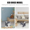 thumbnail image 2 of LEORX Grey Electronic Dog Toy for Kids Battery Operated Interactive Walking Plush Stuffed Husky Dog Toy 12.6 inches, 2 of 8