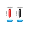 thumbnail image 2 of Uxcell 1.5 MM Round Rubber End Caps, Vinyl Bolt Cover Caps Flexible Screw Thread Protectors, Black-Red 400 Pcs, 2 of 7