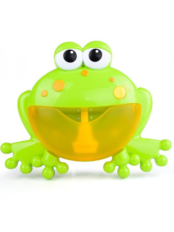 Baby Bath Bubble Machine Big Frogs Automatic With Music Water Bath Toys Educational Toy