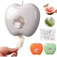thumbnail image 1 of 71Nmly Plastic Wrap Storage Box,with100 Pcs Fresh Keeping Bags,Multi-functional Wall-Mounted Cling Film Dispenser (Grey), 1 of 5
