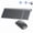 English, variant on Gray Bluetooth 5.0 & 2.4G Wireless Keyboard Mouse Combo Rechargeable Full Size Wireless Keyboard for Notebook Laptop