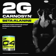 C4 Original Pre Workout Powder, 200mg Caffeine Energy Formula with Beta Alanine & Creatine for Endurance, Focus & Performance, Zero Sugar Preworkout for Men & Women – Icy Blue Razz, 30 Servings