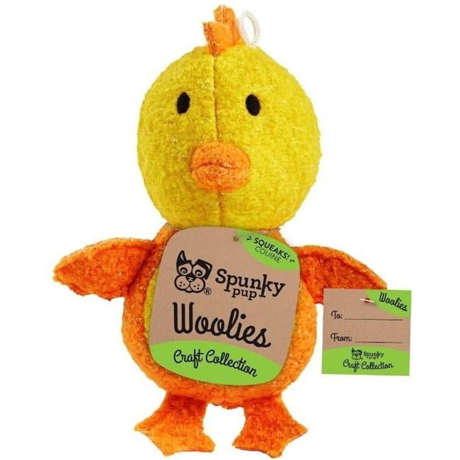 Spunky Pup SP00841 Woolies Chicken Dog Toy