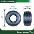 thumbnail image 4 of Hi-Run SU12 20X8.00-8 2PR Turf Lawn and Garden Tire Fits 20X8.00 8 & 20X8X8, 4 of 6