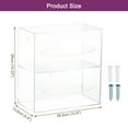 thumbnail image 2 of Trash Bag Dispenser Roll Holder, Wall Mount Acrylic Garbage Bag Dispenser Storage Box for Garbage Bag, 2 of 6