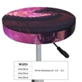 thumbnail image 4 of Balery Neon Futuristic Dragon Fundas de asiento para taburete de bar redondo de tela de terciopelo ajustables que protegen de arañazos y manchas para sillas de 14 a 17 pulgadas.-12 inch, 4 of 7