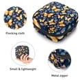thumbnail image 3 of Sanitary Napkin Storage Bag for Girls Women, Portable First Period Pads Bag Tampons Holder Girls Travel Makeup Bag, Large Capacity Colortul Butterflies Seamless Pattern, 3 of 6