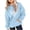 Light Blue, variant on GigrtiJin Long Sleeve Hoodie for Boys Girls Trendy Heart Print Sweatshirts Casual Loose Sweatshirts with Pocket 4T-14T