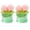 B, variant on mdesiwst 2Pcs Car Dashboard Decor Mini Resin Cute Sunflower and Tulip Miniature Flower Pot Figurines Tiny Flower Figures Car Interior Decorations for Women, Mini Dashboard Ornaments