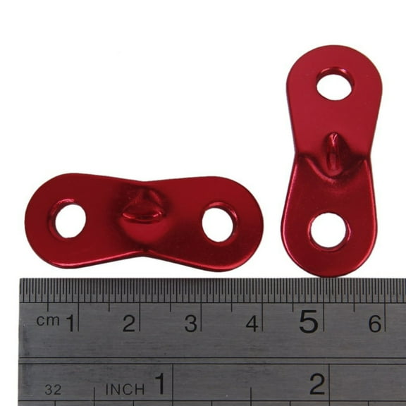 DEMACRIO 10Pcs Self-Locking Tent Tie Downs Aluminium Alloy Rope Fastener for Outdoor Enthusiasts 38*15Mm