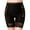 Black, variant on HAOTAGS Period Underwear for Women,Adjustable Waist Breathable Embroidery High Waist Panties Beige L