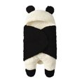 thumbnail image 1 of Newborn Baby Winter Fleece Warm Sleeping Bag Cotton Pure Color Swaddle, 1 of 5