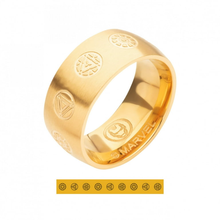 SalesOne LLC Marvel Iron Man Arc Reactor Ring Size 10 Unisex