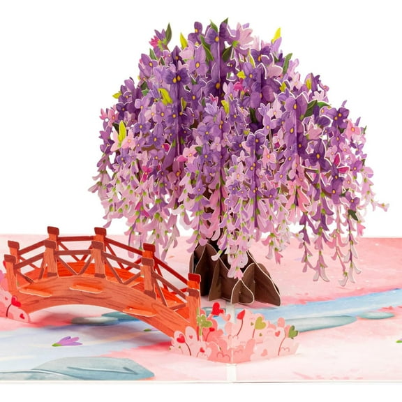 Wisteria Pop Up Card - Frndly