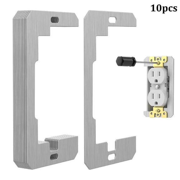 Wall Plate Spacers, 2026 New Electrical Metal Outlet Spacers for Wall Switch Outlets, Durable Electrical Box Leveling Spacers for Recessed Boxes