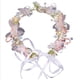 thumbnail image 3 of Tocado de perlas de princesa, diadema de flores rosas, accesorios para el cabello de boda nupcial de cristal, tiaras para el cabello de comunión para niñas de flores y damas de honor   JM, 3 of 4