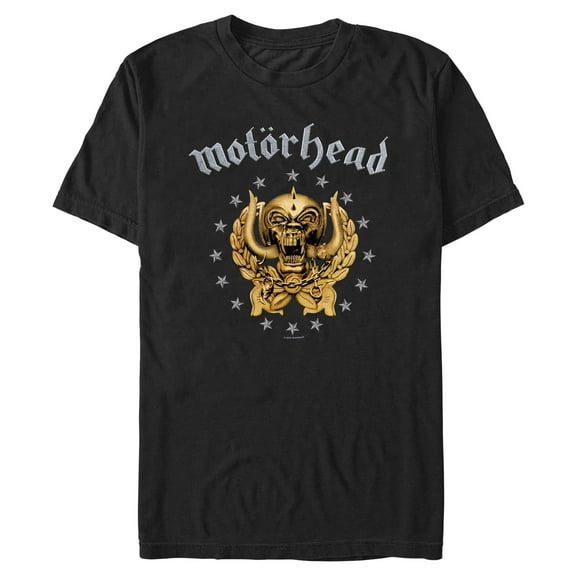 Mens Motorhead Golden Snaggletooth T Shirt