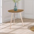 thumbnail image 1 of Steve Silver Torty Naturel et Rose Table de Fin d'Or, 1 of 4