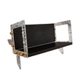 thumbnail image 1 of DOLITY Tilting Desktop Bookshelf Modern Magazine Holder for Dorm Bedroom Study Room Black, 1 of 9