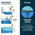thumbnail image 4 of Bestway Steel Pro MAX 15' x 48" Round Above Ground Swimming Pool & Pool Ladder, 4 of 12