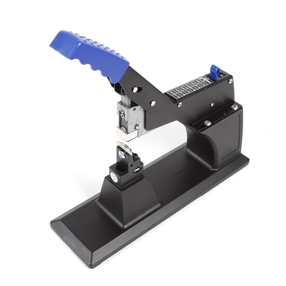 Dwellnix Desktop Heavy Duty Stapler with Adjustable Margins, Non-Slip Handle, and 3000 Staples for Fast and Easy Document Binding