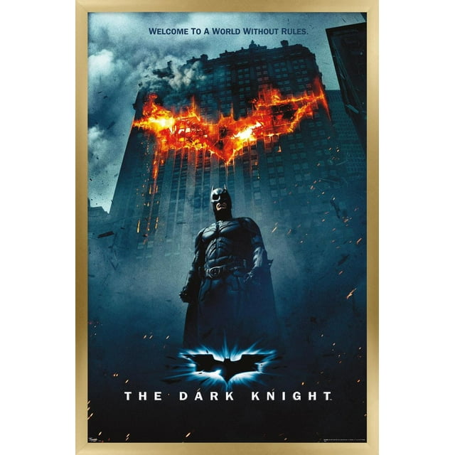 Film DC Comics - The Dark Knight - Batman Logo sur Fire One Sheet