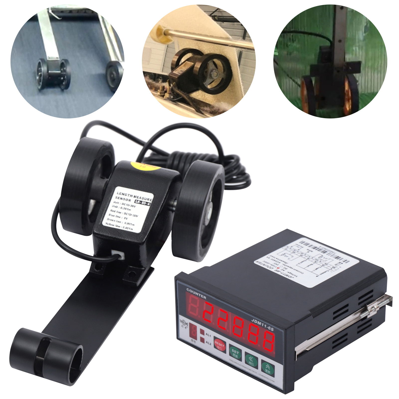 Wuzstar Digital Length Meter Counter High Accuracy Meter Counter with