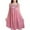 Rose Gold, variant on Women Casual Solid Color Sleep Dress Nightgown Nightdress Sleeveless Round Neck Lace Splice Pullover Loose Nightwear Sleepwear Night-clothes Pajamas Nighty