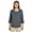 Dark Grey Heather, variant on Devon & Jones Women's Central Cotton Blend Melange Knit Top - DG230W