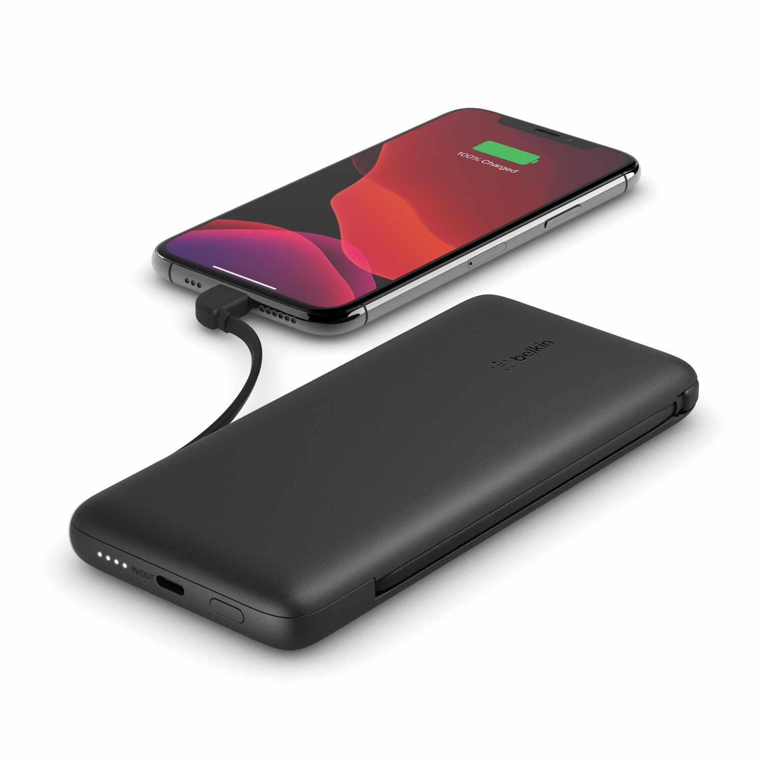 Belkin BoostCharge Plus 10K USB-C Power Bank with Lightning and